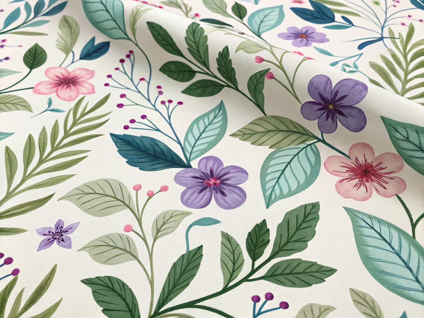 Custom textile design with personalized colors